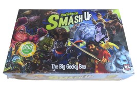 Smash Up The Big Geeky Box Board Game W/Geek Sundry Cards Dividers &amp; Spa... - $2,027.57 MXN