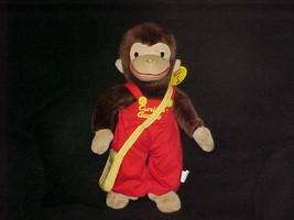 17&quot; Newspaper Boy Curious George Plush Toy With Tags Toy Network - £38.93 GBP