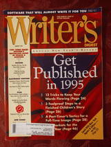 WRITERs DIGEST Magazine January 1995 Carl Hiaasen Brian Edgar Donna G Albrecht - £11.38 GBP