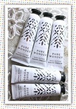 Bath &amp; Body Works Pure Wonder Shea Butter Hand Cream 1oz (x5) Iced Rosé Amber - £28.36 GBP