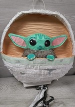 Star Wars Mandalorian Baby Yoda Grogu Pull String Piñata New Unused Birthday - £23.59 GBP