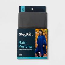 ShedRain Poncho Charcoal Gray One Size - $173.59 MXN ShedRain Poncho Charcoal Gray One Size - $173.59 MXN