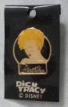 MADONNA ORIGINAL LIC. &quot;BREATHLESS&quot; DICK TRACY GOLD AND BLACK PIN!! 1990!! - $27.69
