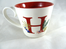 Opal House  Initial H Coffee Mug large  porcelain Opalhouse 16 oz - £13.44 GBP