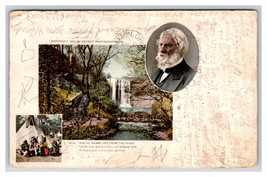 Minnehaha Falls Longfellow Quote Minneapolis MN Detroit Publsihing Postc... - £1.53 GBP