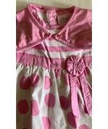 Chloe Louise Cotton Polka Dot Dress &amp; Shrug 12-18m - $16.00