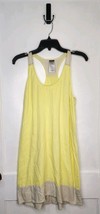 Size 8 Patagonia Womens Seahurst Dress Yellow / Tan Organic Cotton - $18.00
