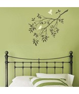 Birds on a Branch Wall Stencil - Large Stencils for Walls - Bird Stencil... - $46.00