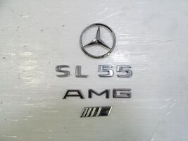 04 Mercedes R230 SL55 emblem set, on trunk lid SL55 AMG - $19.99