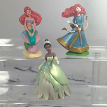 Disney Princess Figures Ariel Tiana Merida Lot of 3  - £15.68 GBP