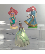 Disney Princess Figures Ariel Tiana Merida Lot of 3  - £15.49 GBP