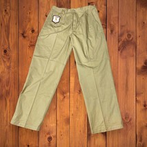 NWT Mens Khaki Straight Leg Pleated Pants NEW NWT PJ Mark Y2K Cell Phone Pocket - $10.00