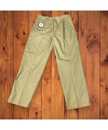NWT Mens Khaki Straight Leg Pleated Pants NEW NWT PJ Mark Y2K Cell Phone... - $13.67 CAD