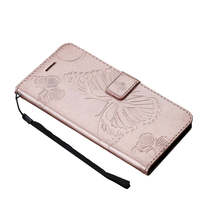 Anymob Samsung Peach Flip Leather Case Wallet Cover Stand Phone Protection - £21.18 GBP