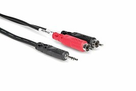 Hosa - CMR-210 - Stereo Mini 3.5mm Male to 2 RCA Male Y-Cable - 10ft. - £10.12 GBP