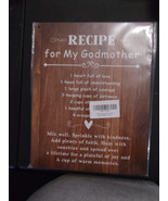 Recipe for my Godmother Sign - $9.89