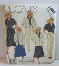 McCalls Sewing Pattern 2425 Misses Jacket Skirt Shirt Pants Size 10 - £7.27 GBP