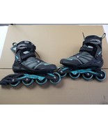 Women Rollerblade Zetrablade Elite W Inline Skates Black/Powder Blue, Si... - $95.72 CAD