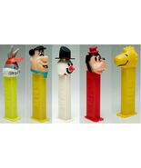 PEZ DISPENSER  BUGS BUNNY  FRED FLINTSTONE FROSTY SNOWMAN - $9.99