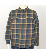 Orvis Big Bear Shirt Jacket Mens XL Blue Plaid Heavy Flannel Shacket Poc... - $461.09 MXN