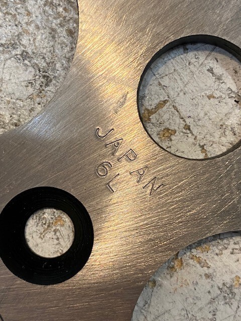 Russell Rear Brake Disc 11.5" OD Stainless Steel 51mm Bore Min Thk 190 Japan 6L Item image 3