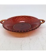 Vintage Indiana Glass Red/Ruby Honeycomb Pattern Candy Dish- See Pictures - £12.19 GBP