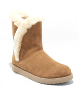 Universal Thread Womens Daniah Chestnut Genuine Suede Faux Fur Winter Sn... - £14.90 GBP