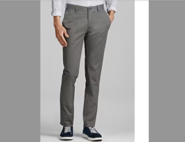 Jos. A. Bank Tailored Fit Dress Pants size: 44X29  colour: Gray - $37.39