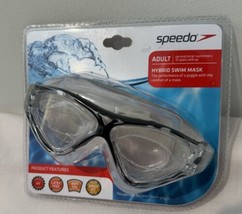 New Speedo Adult Hybrid Swim Mask Black - £18.25 GBP