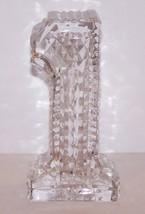 STUNNING SIGNED WATERFORD CRYSTAL #1 NUMBER ONE 5&quot; PAPERWEIGHT/SCULPTURE - £30.86 GBP