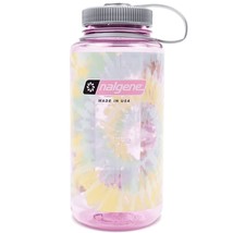 Nalgene Sustain 32oz Wide Mouth Tie-Dye Bottle (Cosmo Pink) Recycled Reusable - £13.28 GBP