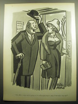 1960 Cartoon by Peter Arno - Ah, Miss - since we&#39;re going to be passengers  - £11.87 GBP