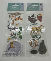 Lot of 2 Packs JOLEES Jungle Zoo Animals Koala Gorilla & Elephant Tiger Stickers - $14.84