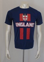 Xtreme Brand   England  Large Blue Polyester  Soccer Sport T Shirt - £7.10 GBP