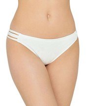 Hula Honey Swim Large Junior Textured Bikini Bottom White Size Large - $18.41