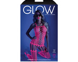 Fantasy Lingerie Glow Hypnotic Criss-Cross Paneled Bodystocking Neon Pin... - £20.06 GBP