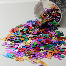 Number 30 and Circles Multicolor Confetti Bag 1/2 Oz Birthday Party CCP9002 - £3.10 GBP+