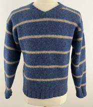 Vintage Tommy Hilfiger Men&#39;s S 100% Shetland Wool Sweater Stripe - £18.18 GBP