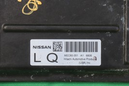 Nissan ECU ECM PCM Engine Computer Control Module MEC80-351 image 2