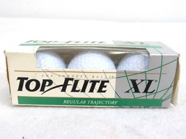 Sleeve of 3 Spalding Top Flite XL Regular Trajectory Golf Balls 75-2 - £8.68 GBP