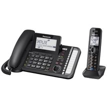 Panasonic 2-Line Cordless Phone System with 2 Handsets - Answering Machine, Link - £146.84 GBP+