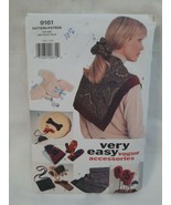 Very Easy Vogue Accessories Pattern 9161 ~ Family Gift Package ~ Scarf H... - £10.12 GBP