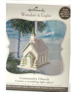 Hallmark Keepsake Ornament Wonder &amp; and Light 2011 Community Church Twin... - £13.88 GBP