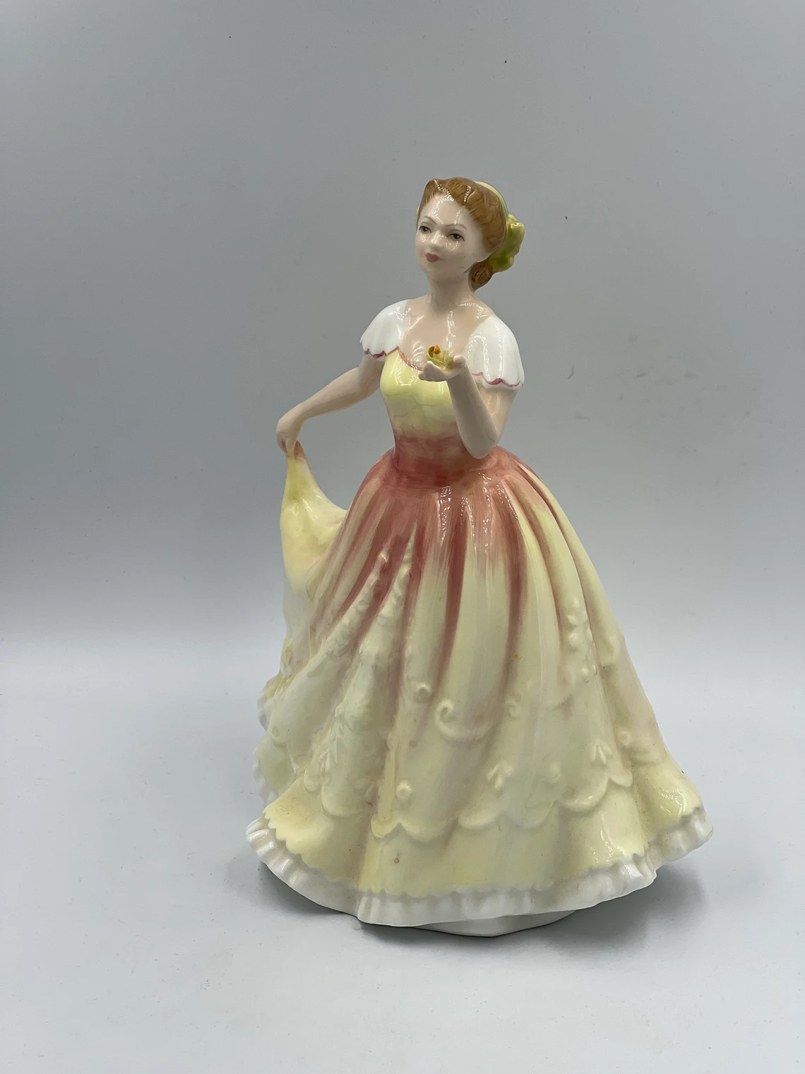 Royal Doulton Figure of The Year 1995 Deborah HN 3644 Bone Chine Figurine - £95.08 GBP