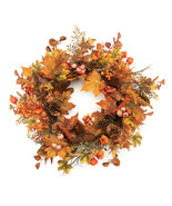 Mixed Fall Foliage and Pincones Wreath 26.5&quot;D - €92,72 EUR