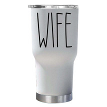 Funny Wife Tumbler 30oz Birthday Tumblers With Lid Christmas Gift For Her - £23.70 GBP