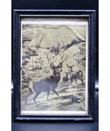 Vtg Foil Etching Nature Scene Ralph H Maier Framed RPI Alum Beautiful Ar... - $29.99
