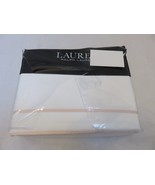 Ralph Lauren Spencer Border Sateen full queen duvet cover Blush $335 - $172.75