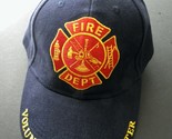 VOLUNTEER FIRE DEPT DEPARTMENT FIREFIGHTER FIGHTER EMBROIDERED BASEBALL ... - $11.95