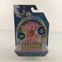 Sonic The Hedgehog Amy Rose Mini Action Figure Collector Cards Sega New - £19.69 GBP